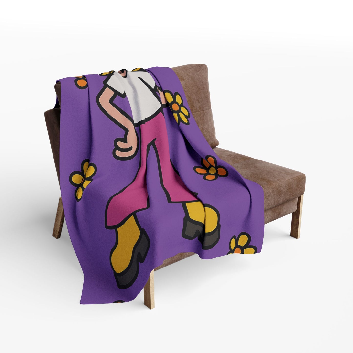 90's Groovy Girl Retro Blanket